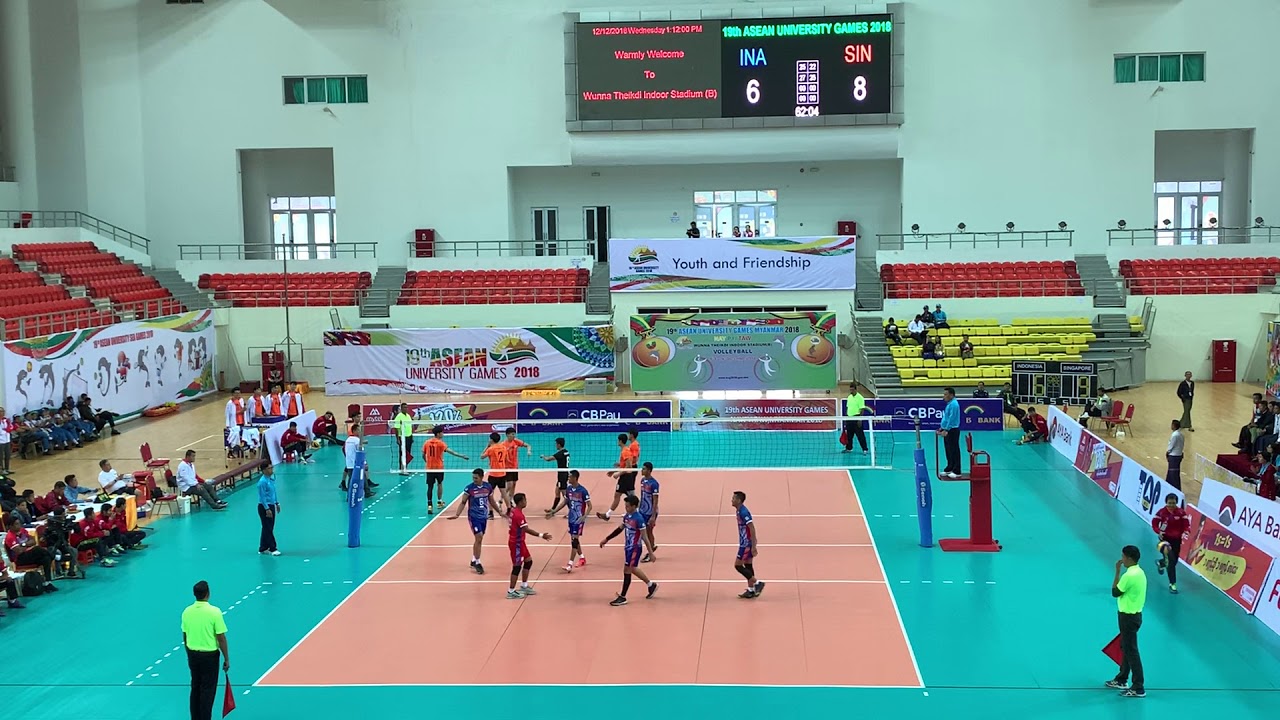 Asean University Games INDO vs SG SET 3