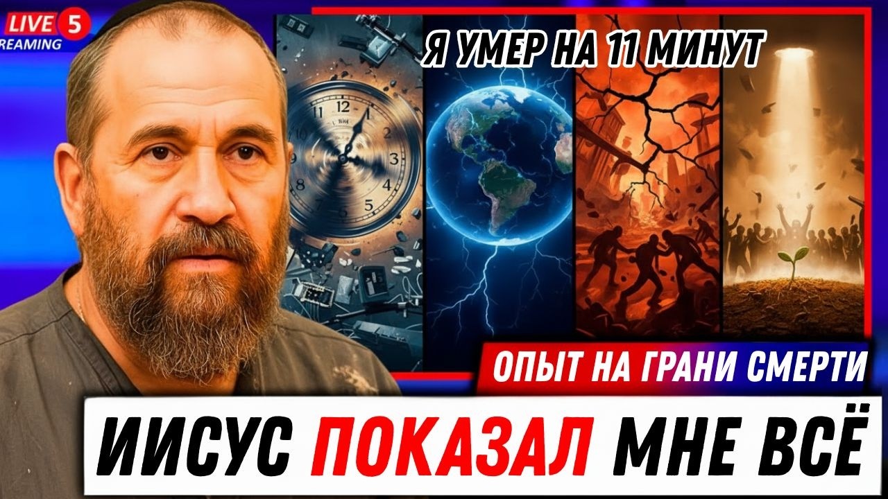 Иисус открыл мне 5 вещей до 17 марта — я умер и вернулся с этим посланием (№4 изменит всё)