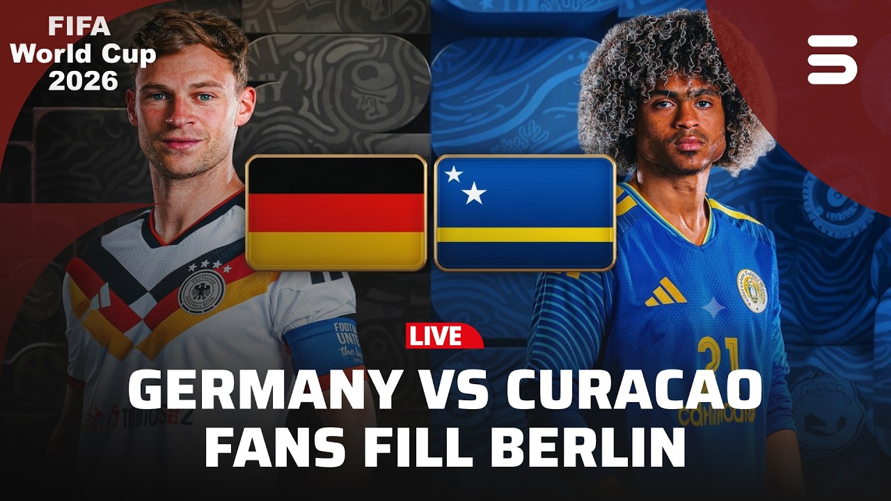 LIVE: Germany vs Curacao | Fans Fill Berlin for Group E Match | ZO1J