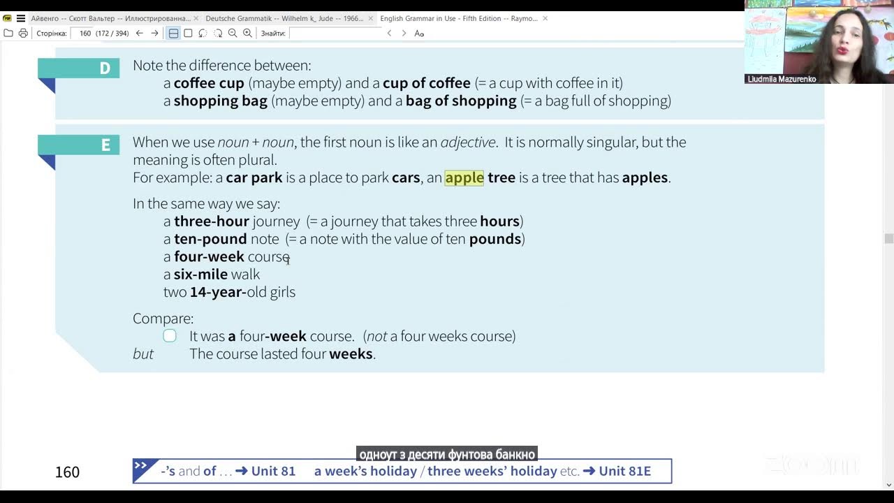 ENGLISH GRAMMAR IN USE INTERMEDIATE😱✨ 🎁💰🍀💏❗71-80 АРТИКЛІ