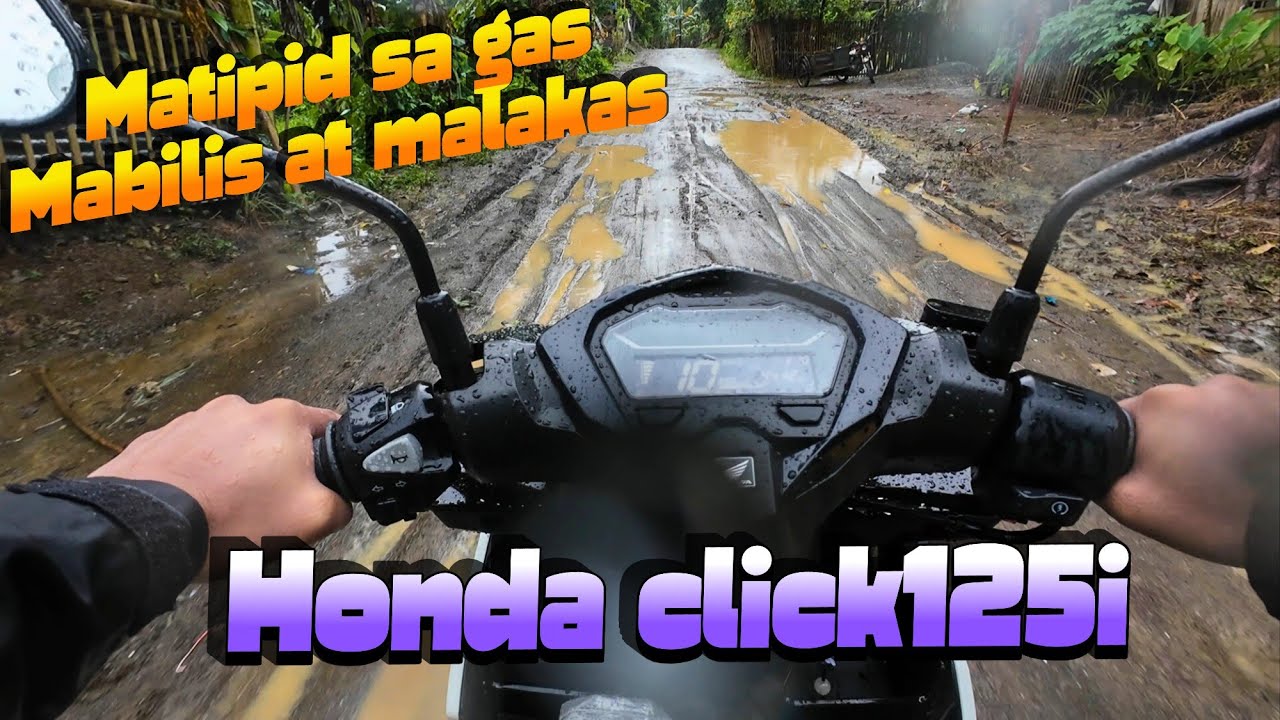 Honda Click125i napakatipid sa Gasolina at smooth sa lubak #hondaclick125 #viral 