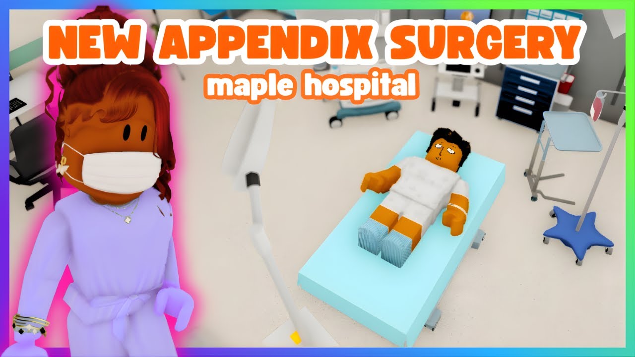 NEW APPENDIX SURGERY ✂️ MAPLE HOSPITAL ROBLOX SURGERY UPDATE