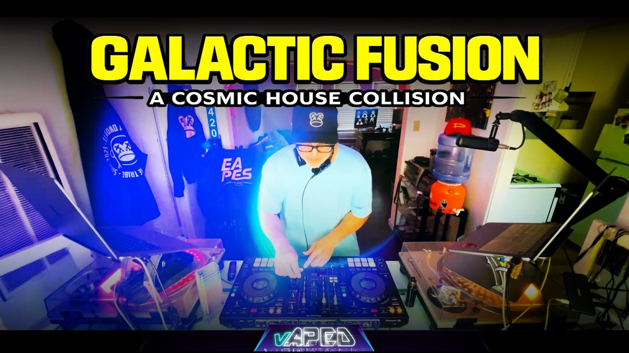 Galactic Fusion: 1hr Stellar House DJ Set | DJ vAPED | Space Club