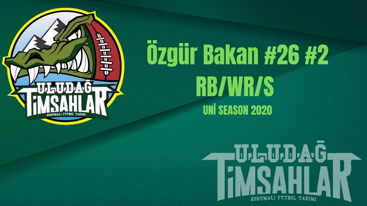 Özgür Bakan #26 #2 | RB/WR/S - 2020 Highlights | Uludağ Timsahlar