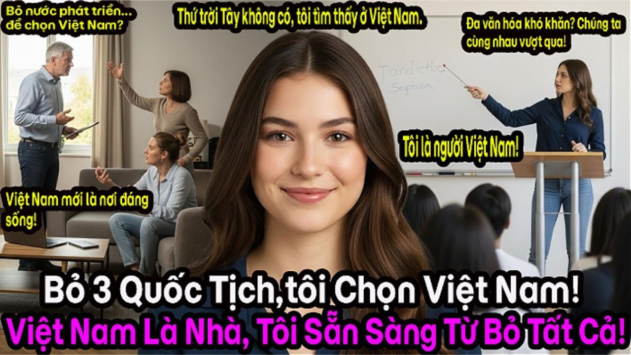 Câu Chuyện Về Người Phụ Nữ Châu Âu Từ Bỏ 3 Quốc Tịch, Chọn Việt Nam Làm Quê Hương .