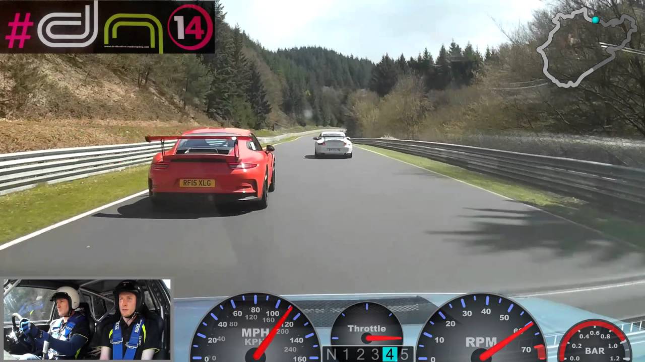 7:34BTG. Golf MK2 16V Turbo, DN14 Trackday vs Chris Harris in a 991 GT3RS #pinderwagen. nurburgring