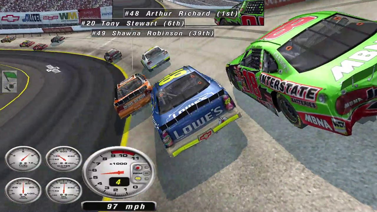 NASCAR Thunder 2003 Pc Gameplay