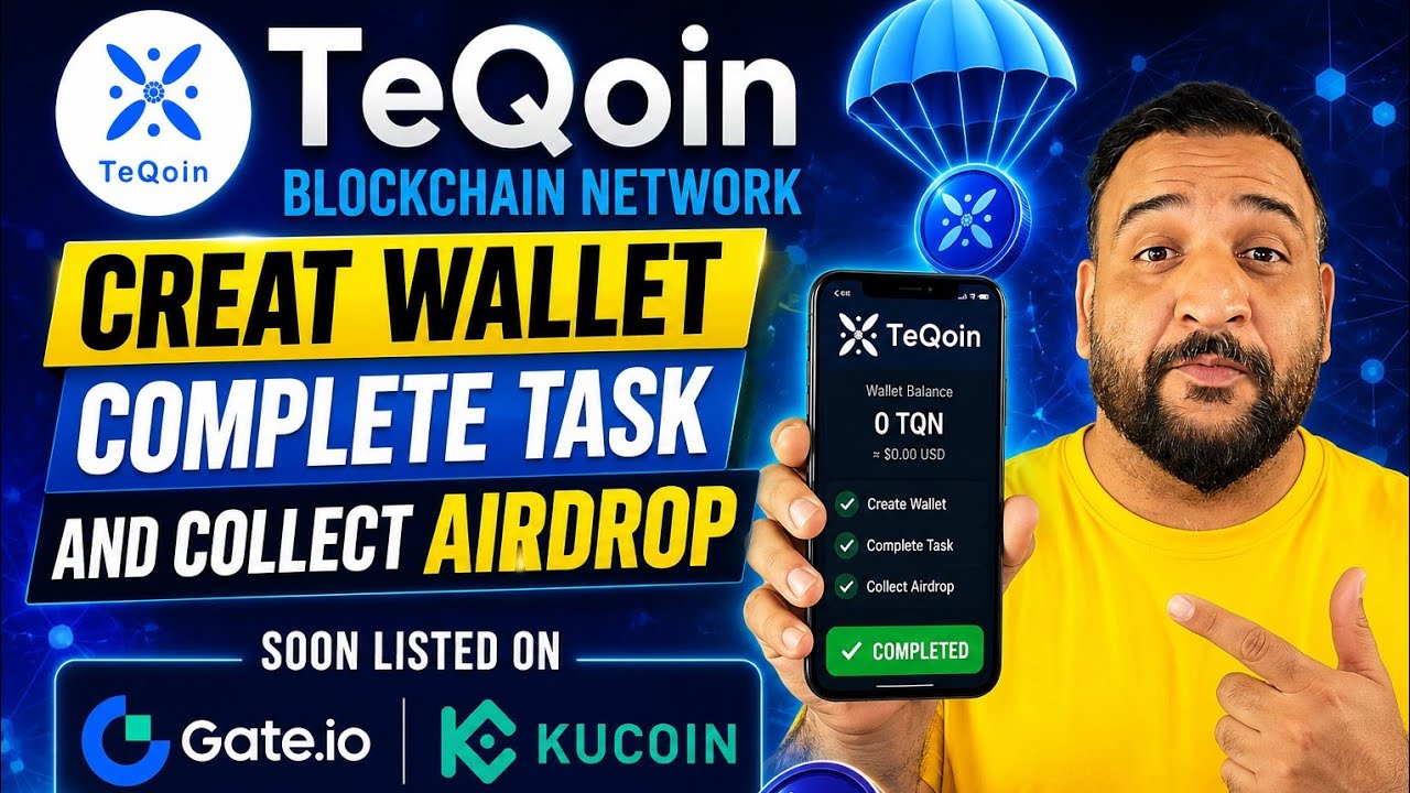 TeQoin Airdrop LIVE 🚀 Earn FREE Tokens Before Exchange Listing!