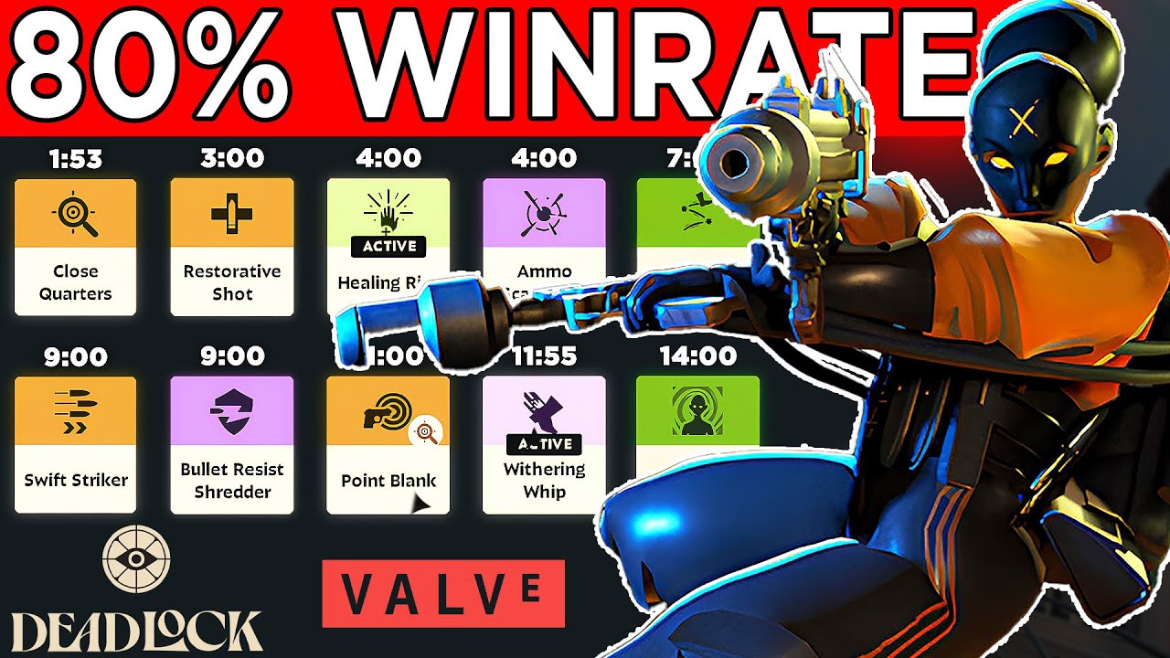 DeadLock (Valve) - HAZE FAST BUILD | 80% WinRate Pro Player