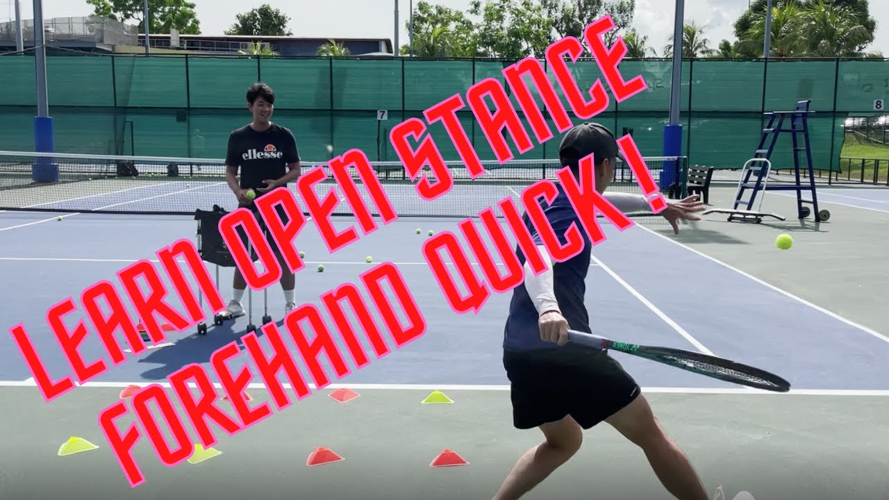LEARN the FOREHAND OPEN STANCE QUICK