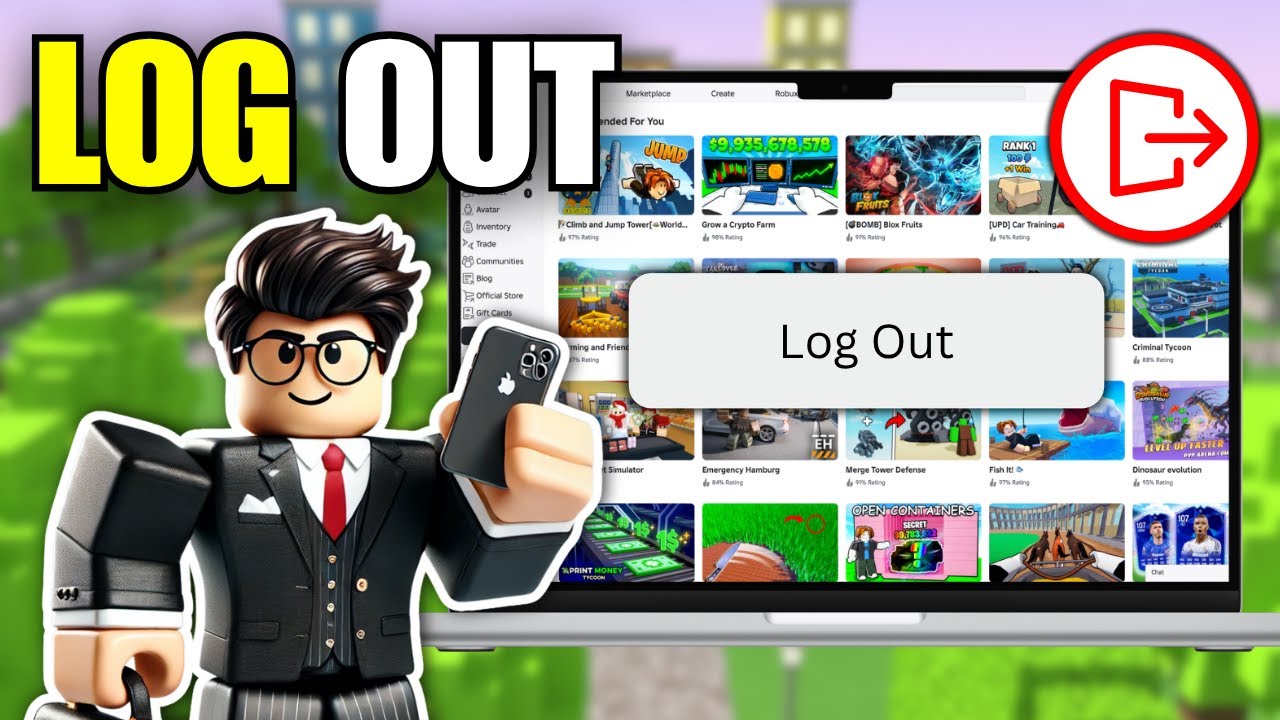 How To Log Out Of Your Roblox Account (Step By Step)
