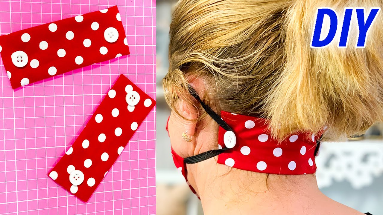 EXTENSOR MÁSCARA DE TECIDO ADAPTADOR ALÍVIO PRA ORELHA Face Mask ear saver DIY TUTORIAL