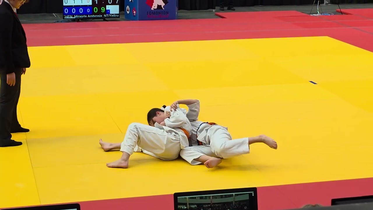 Muravchik- Edmonton judo international -silver medal- Ippon