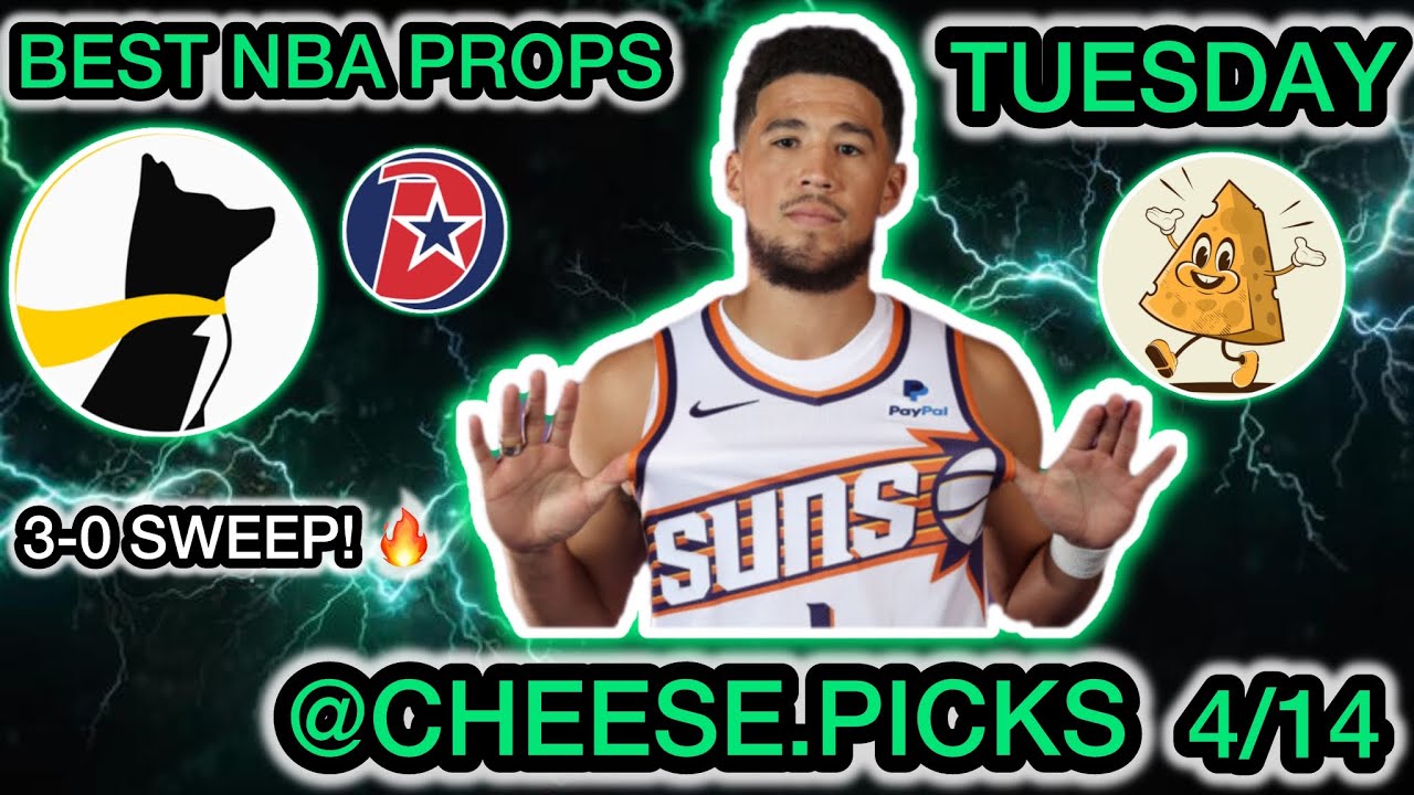 3-0 SWEEP! BEST NBA Player Props Tuesday 4/14 - BEST NBA PLAYER PROPS TODAY!