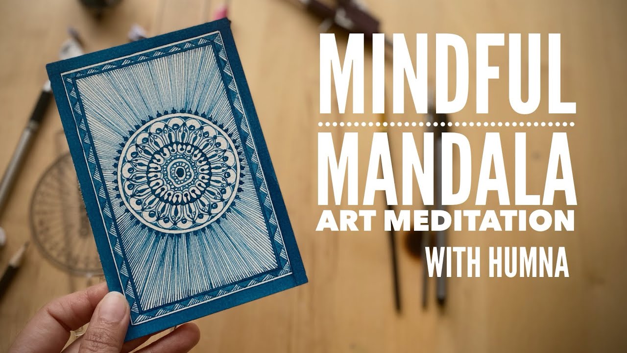 Mindful Mandala Art Meditation - START #selflove #mandalaart #learntodraw #spiritual