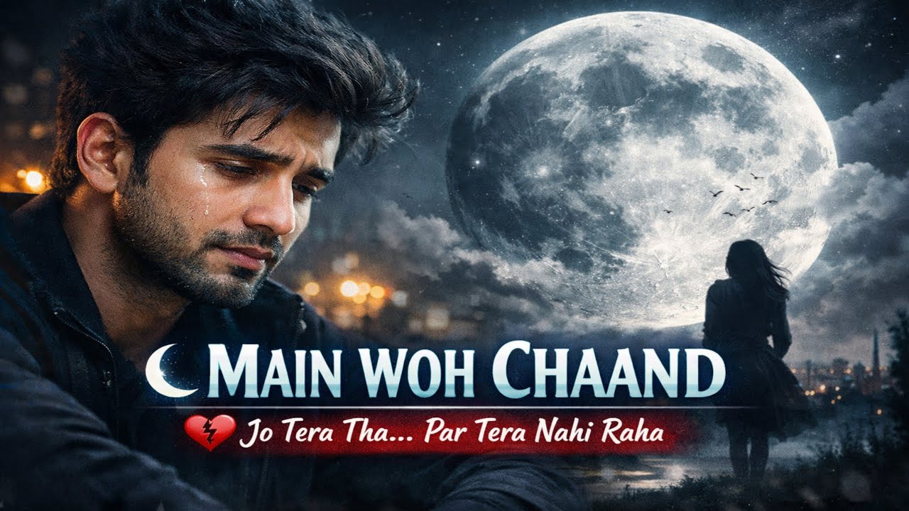Main Woh Chaand 💔 | Sad Love Song | Heart Touching Broken Song | Emotional Hindi Song