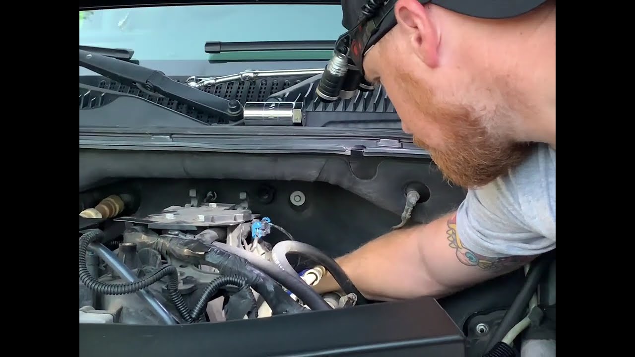 How to replace a oil pressure sensor on a Cadillac Escalade