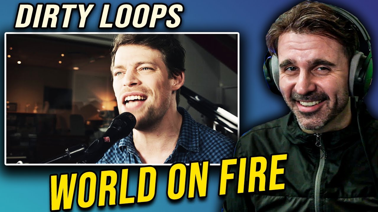 MUSIC DIRECTOR REACTS | Dirty Loops - World on fire