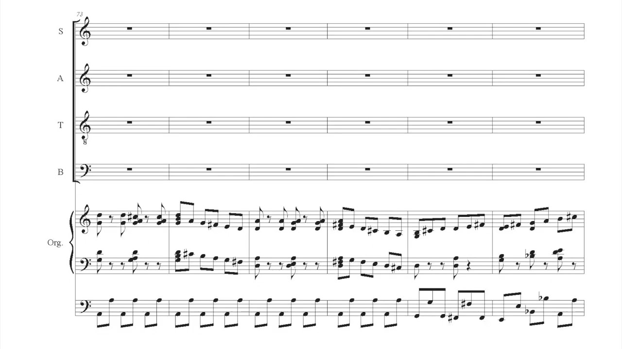 Psalm 150, Stopford Score