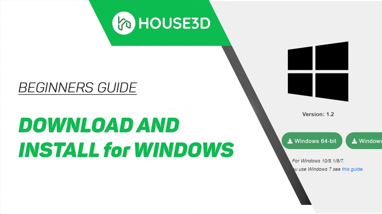 Download and Install House3D for Window