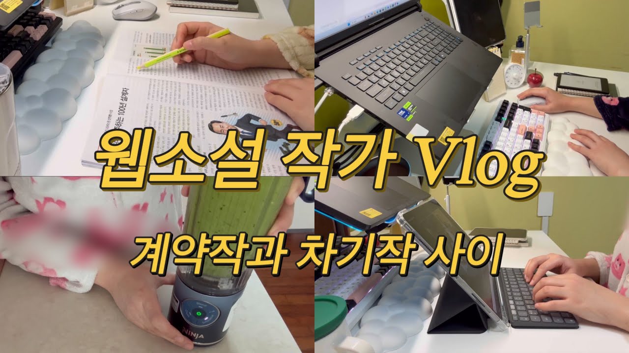 웹소설 작가 브이로그 #29 | 뭔가 하기는 하는데, 상당히 더디고 느리다
