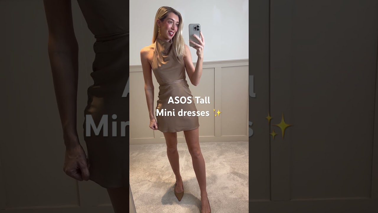 ASOS Tall mini dresses ✨ #tallfashion #minidress #tallwomen #tallladies