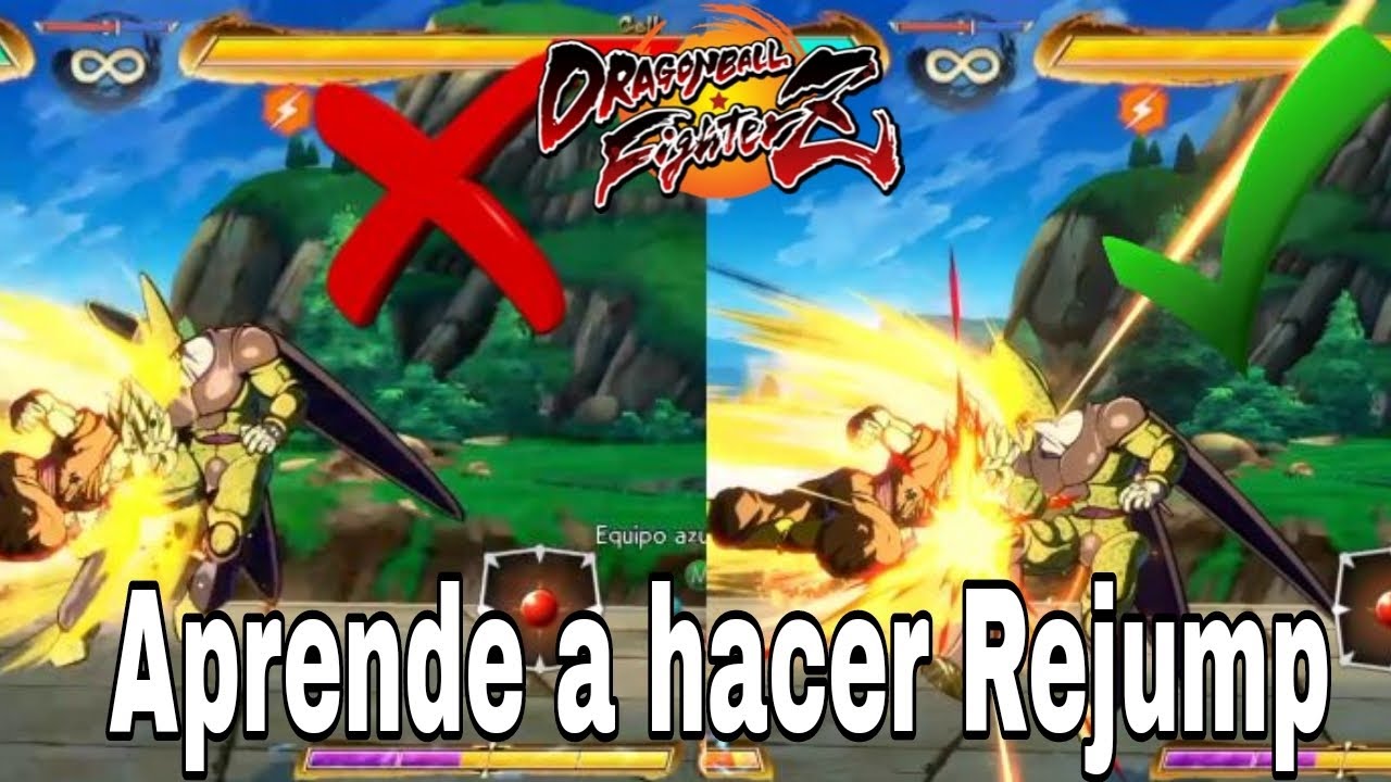 Te ense&ntilde;o a hacer Rejump correctamente en Dragonball FighterZ