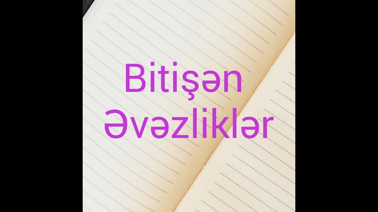 Ereb dili  - Bitisen evezlikler