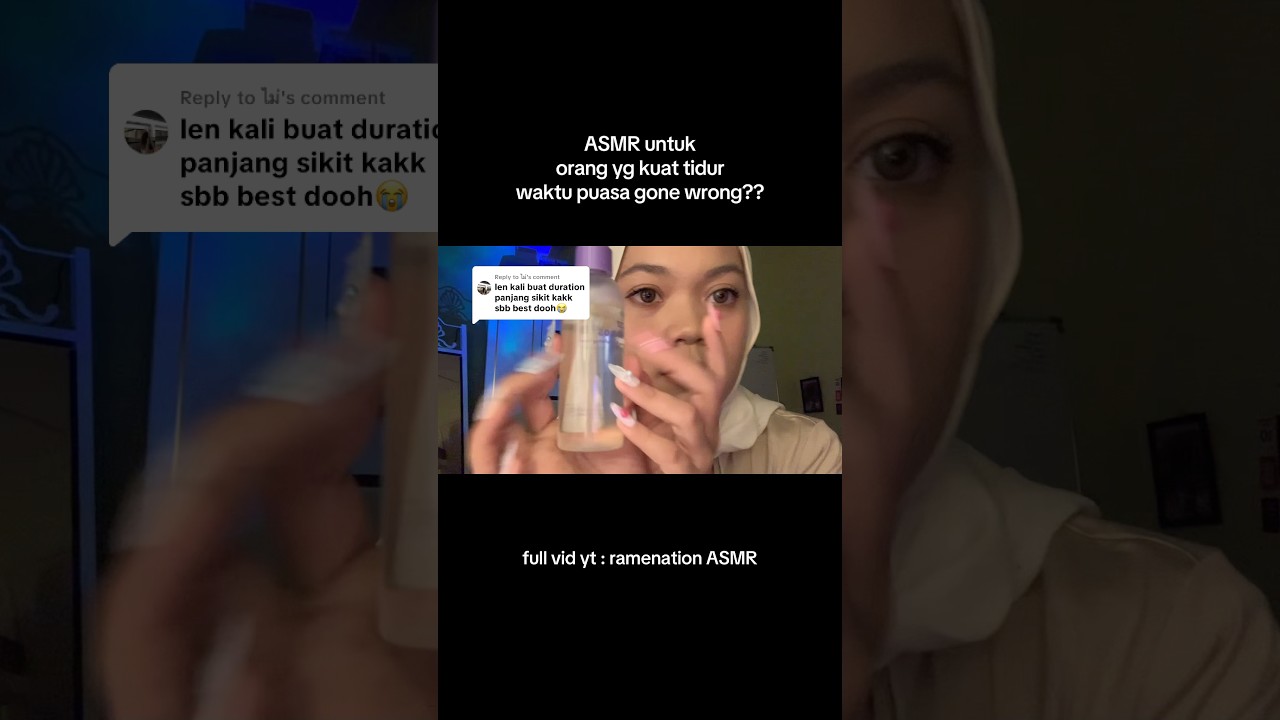 Агрессивный плохой ASMR для вас #asmr #уходзакожей #приятный #звукиasmr #макияж