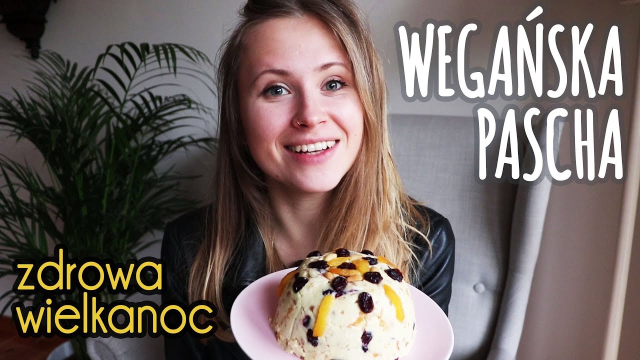 Wegańska Pascha Wielkanocna &ndash; wegański sernik z bakaliami bez pieczenia