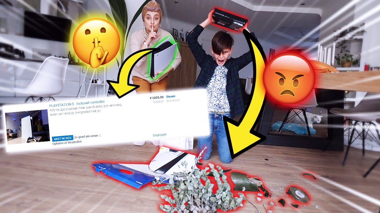 voor €1000 op marktplaats ps5 kopen voor broertje... (prank gaat fout)