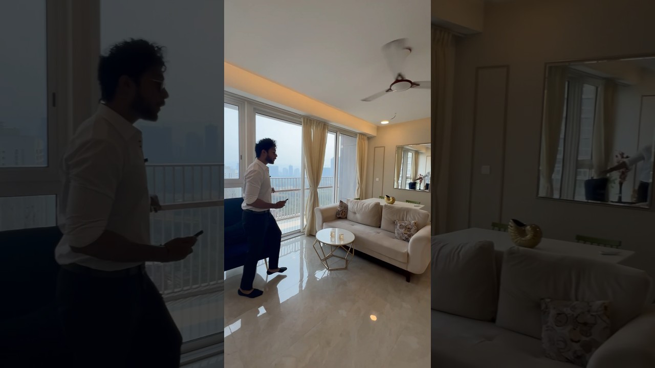 Exclusive & Fully Furnished 3Bhk Apt With Pvt Terrace at Tata Serein, Thane ☎️ 8100 887700