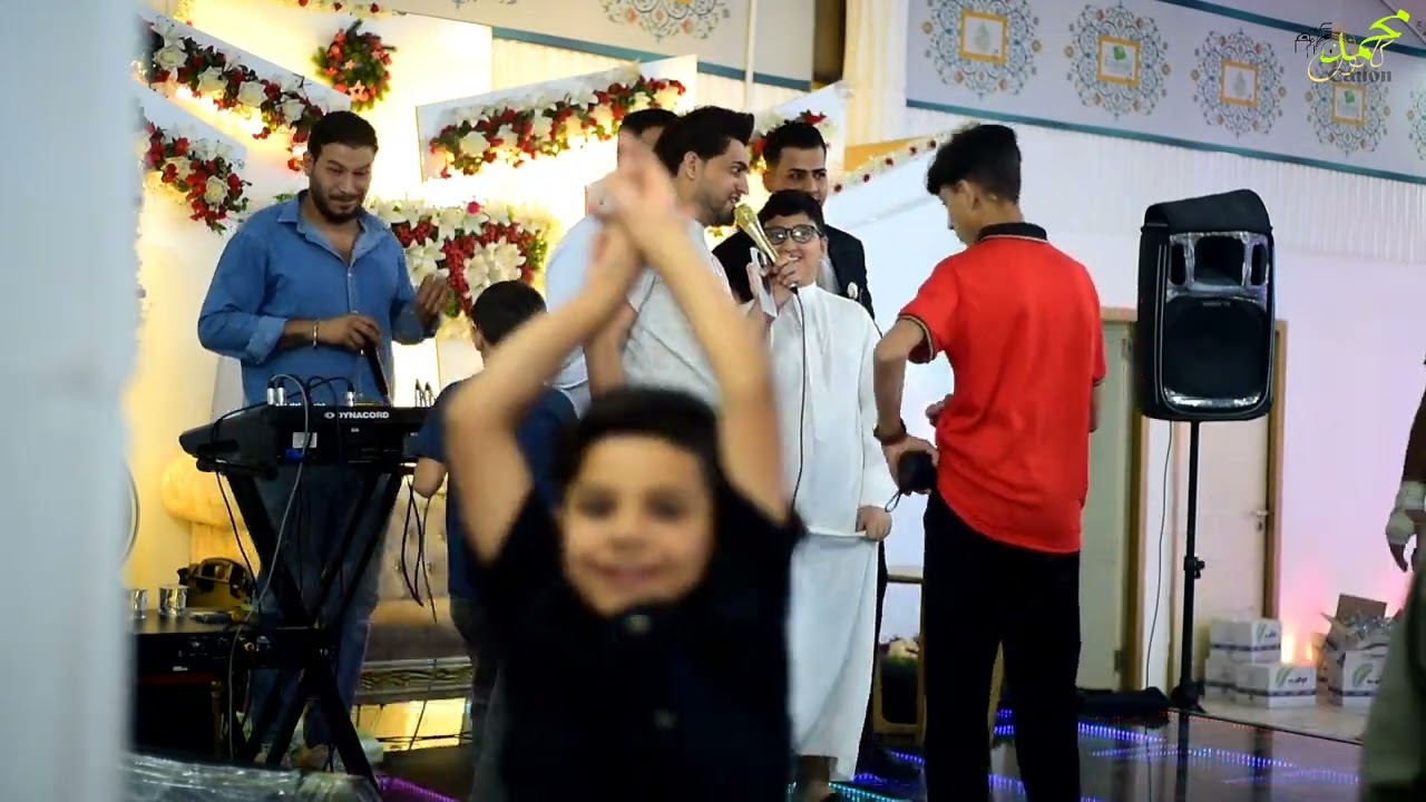 المنشد سلام الزهيري ماصاحب بعد حفل زواج الشاب علي السعيدي