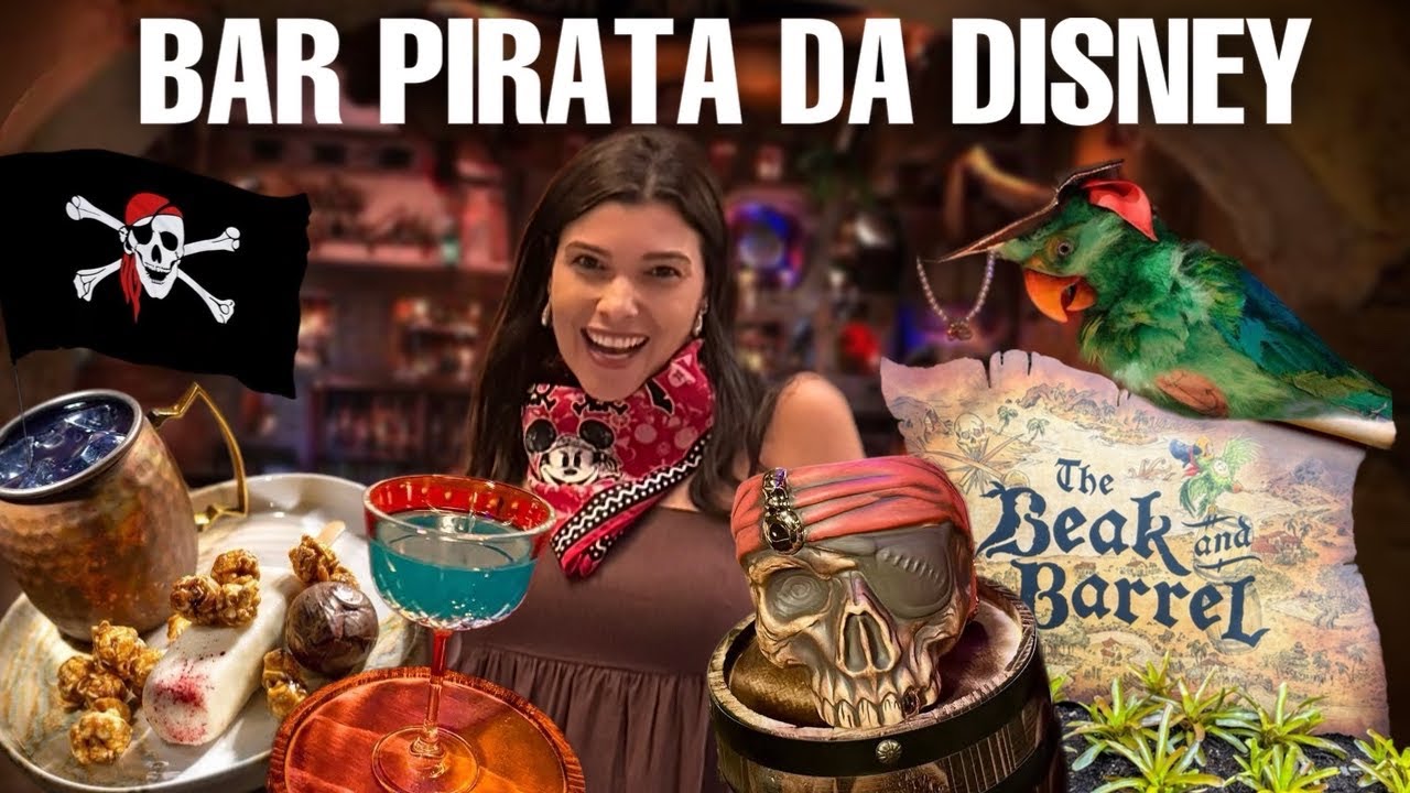 NOVO BAR PIRATA DA DISNEY: BEAK AND BARREL