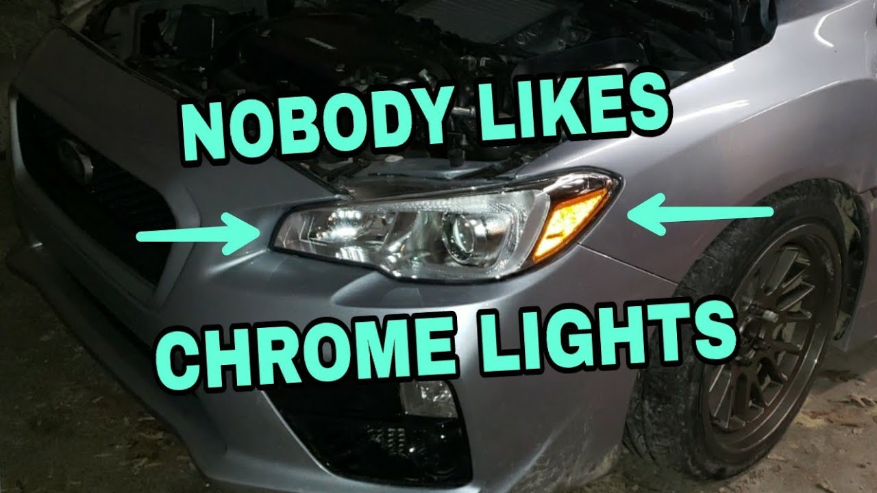 How To Paint 15+ WRX Headlights!