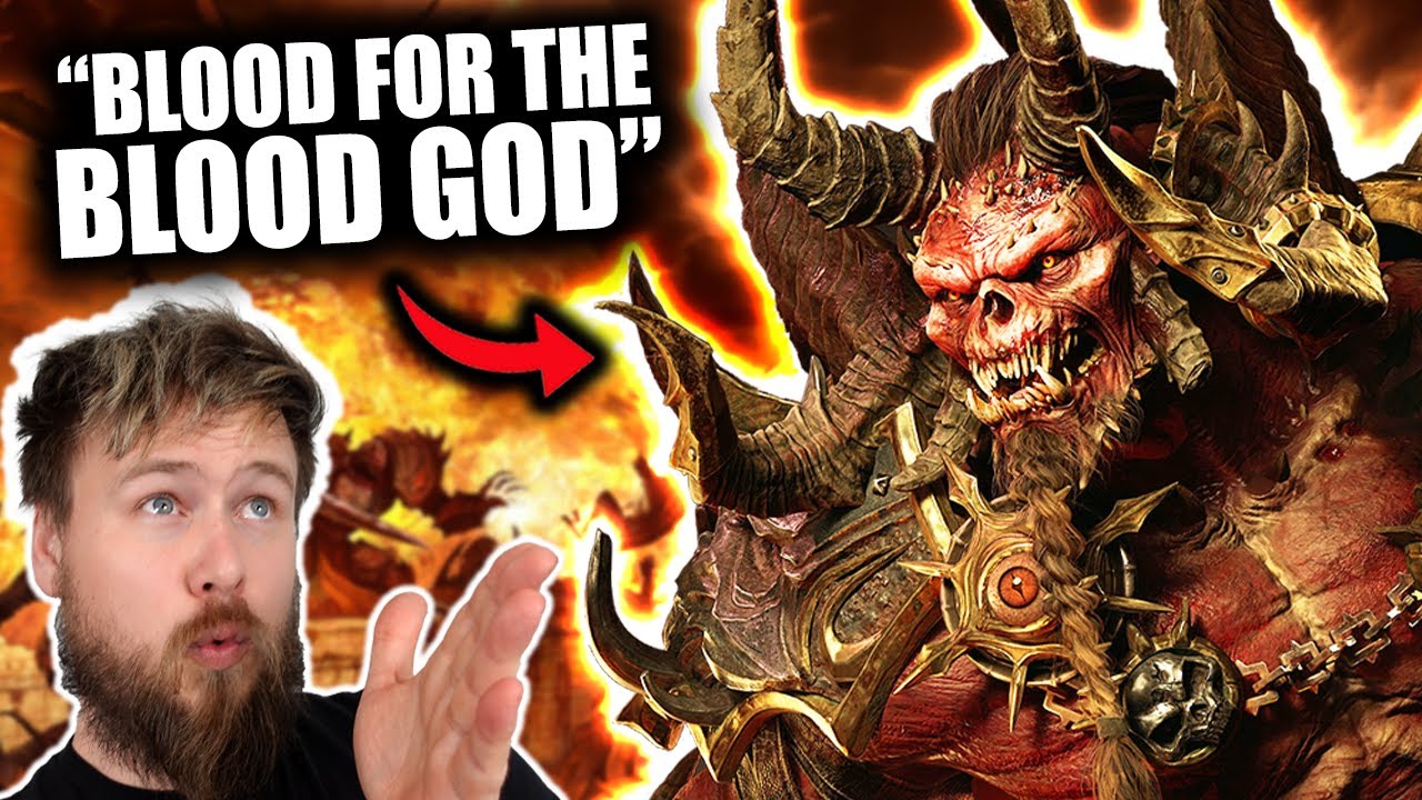 Why Do People Worship Khorne, Chaos God Of Blood? | Warhammer 40K Lore