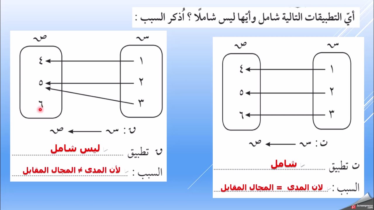 (٦-٣) التطبيق وأنواعه صف تاسع الفترة الدراسية الثانية المنهج الكويتى 2022