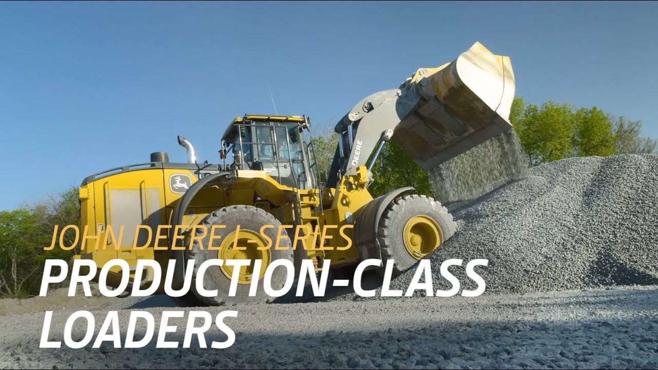 Lean. Mean. Hauling Machines. | John Deere L-Series Production-Class Wheel Loaders