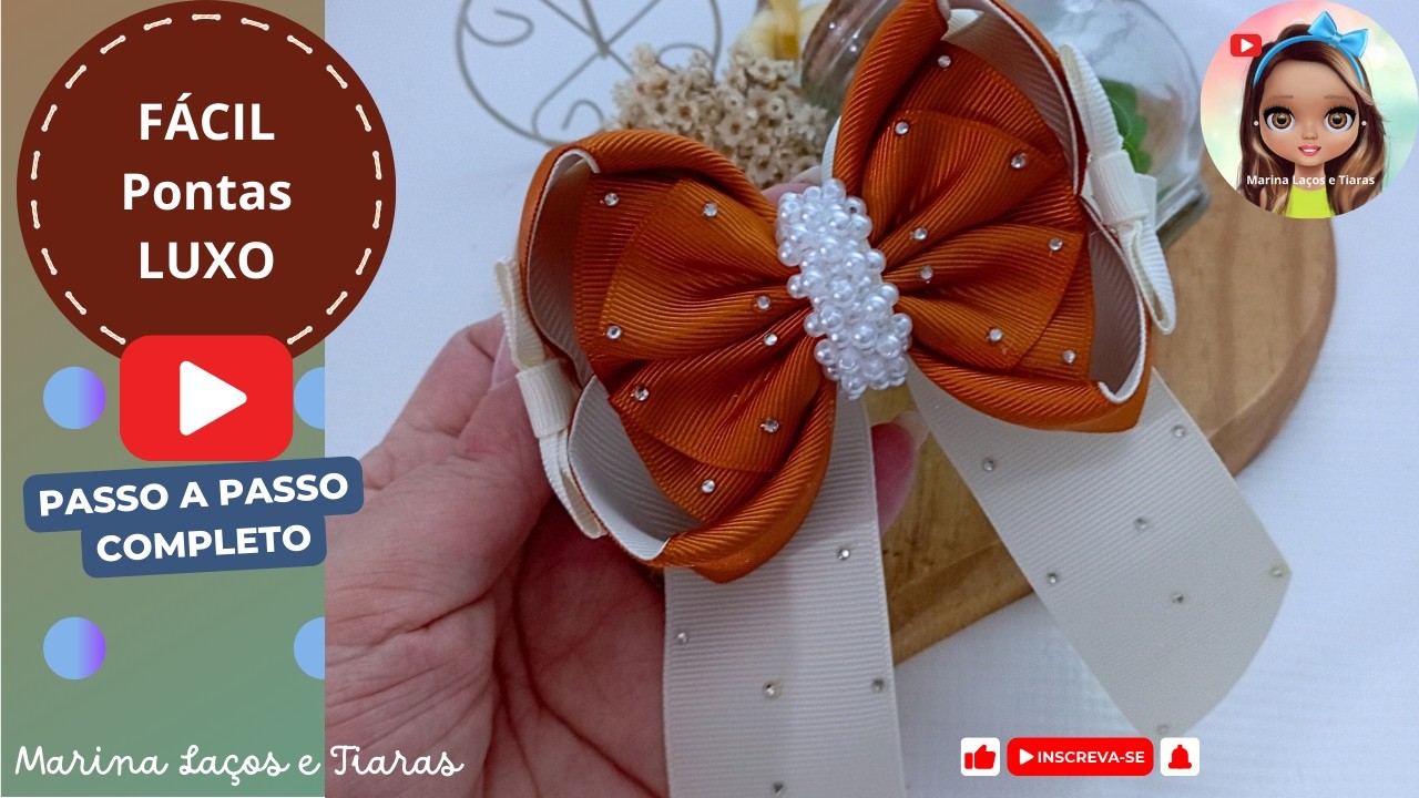 PAP Laço de Gorgurão Luxuoso: Amora Babado + Dicas de Acabamento Perfeito 💖