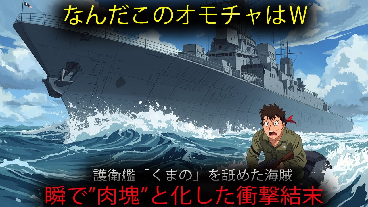 【海外の反応】 護衛艦くまのの「何もない甲板」を侮った代償。3900トンの巨体が海上で見せた物理法則を超える機動とは？