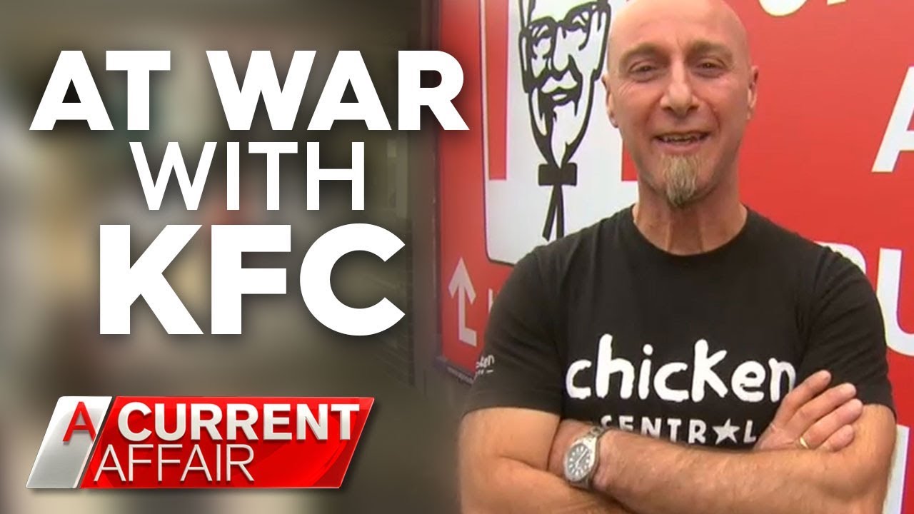 KFC slaps billboard up on rival chicken shop | A Current Affair