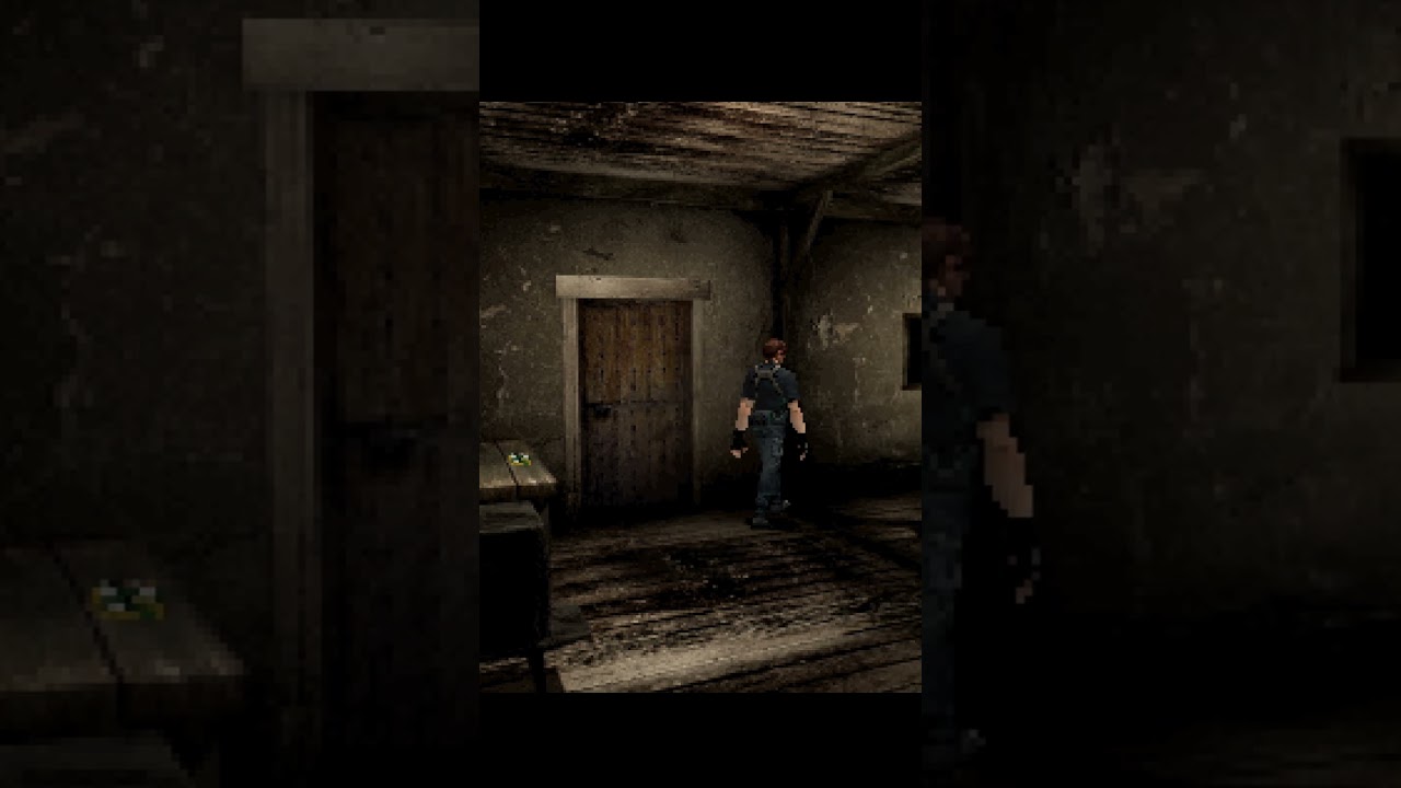 RESIDENT EVIL 4 - PS1 GRAPHICS #demake #games #residentevil #residentevil4 #playstation