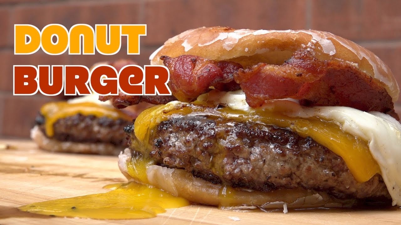 Donut Burger - How to make a Donut Cheeseburger using the Ballistic Griddle