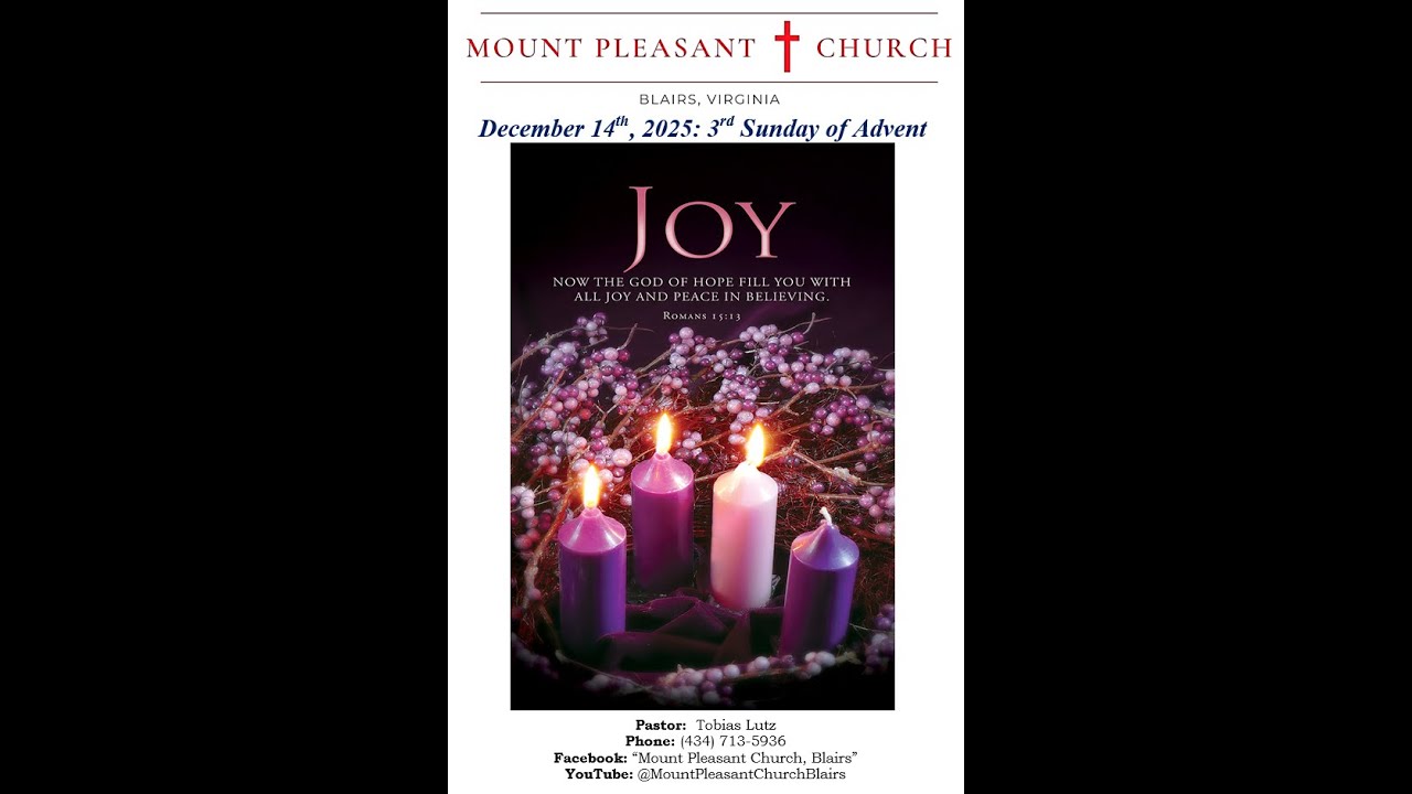 Sermon for December 14th, 2025