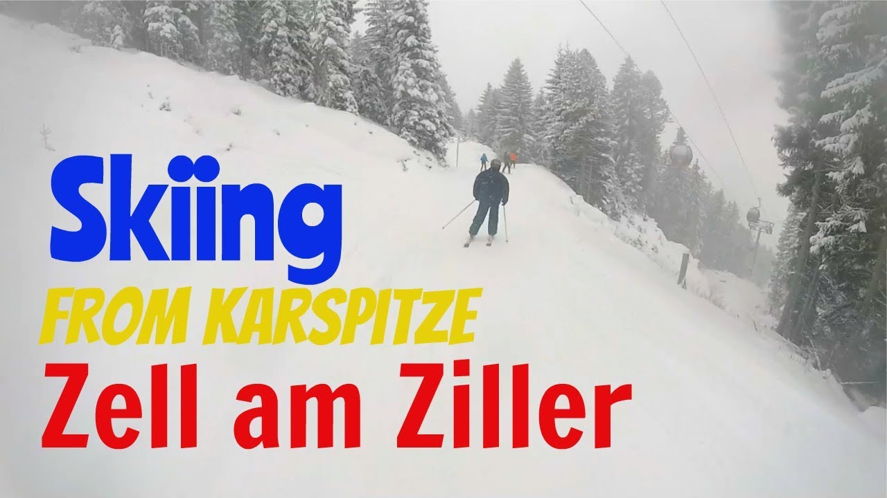 Skiing from Karspitze  -  Zell am Ziller