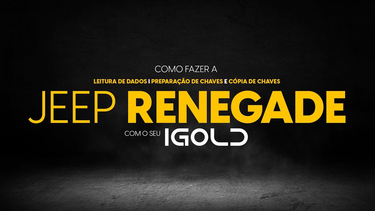 Jeep Renegade 2019-2021 - Leitura de dados | Preparação de chaves | Cópia de chave