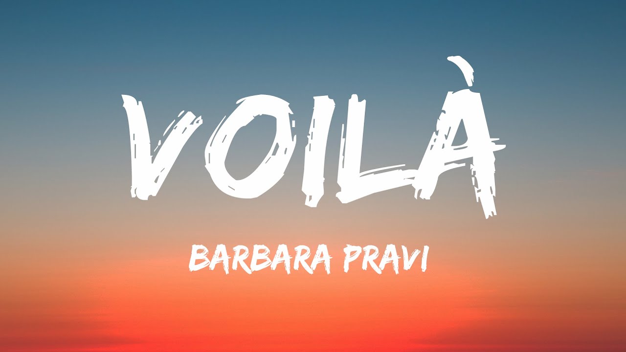 Barbara Pravi - Voil&agrave; (Lyrics) France 🇫🇷 Eurovision 2021