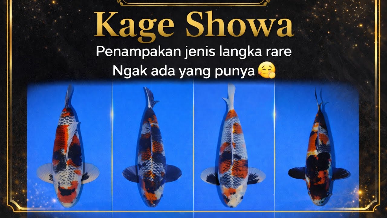 Jenis ikan langka ghosiki Showa..kolektor merapat ngak ada yg punya gercep ketua🫡