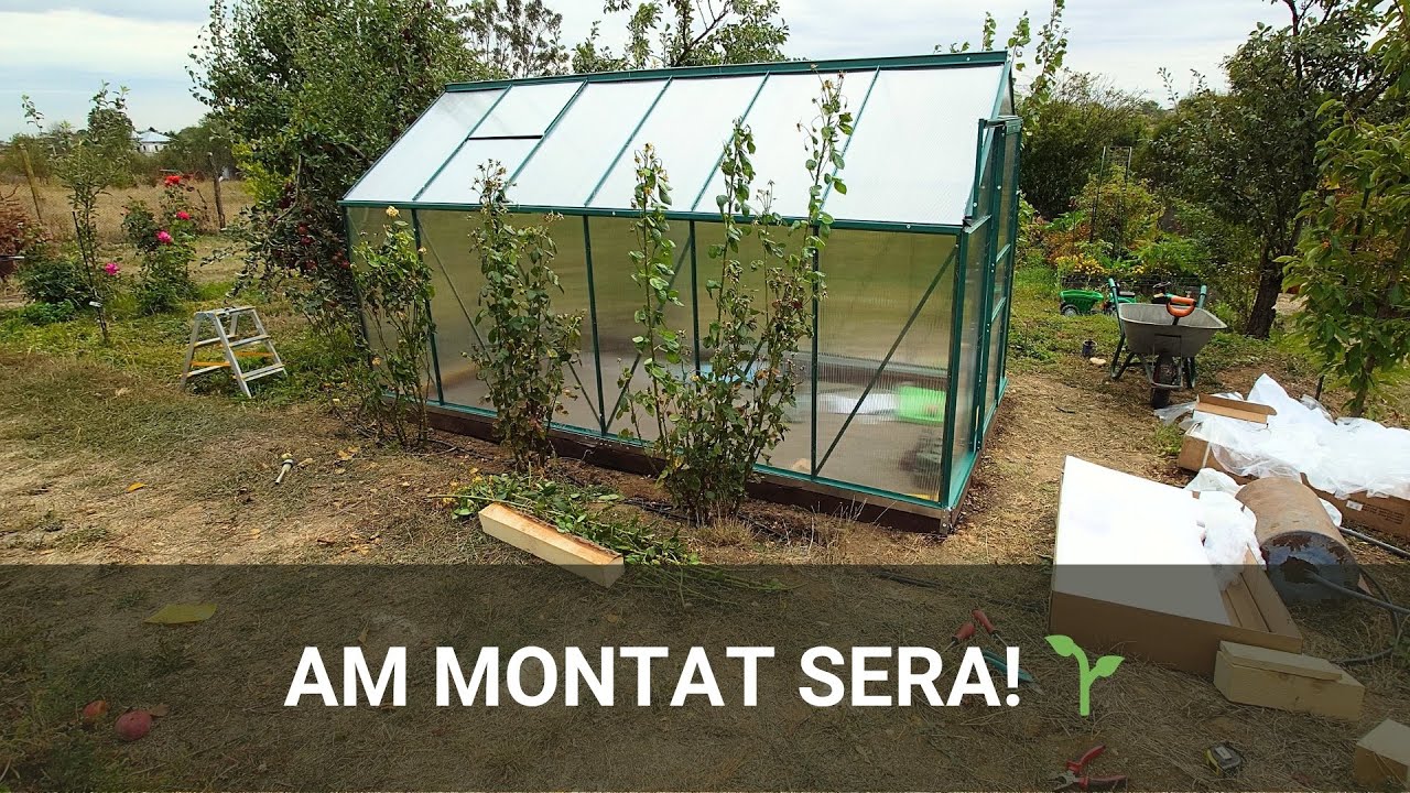 Cum montăm o seră Outsunny din aluminiu și policarbonat 🌿 | Review + Pro & Contra