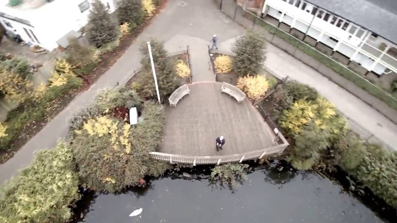 South Norwood lake by drone